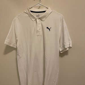Puma white polo - L